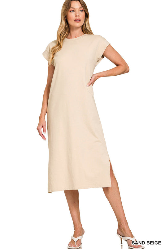 Zenana Round Neck Dress