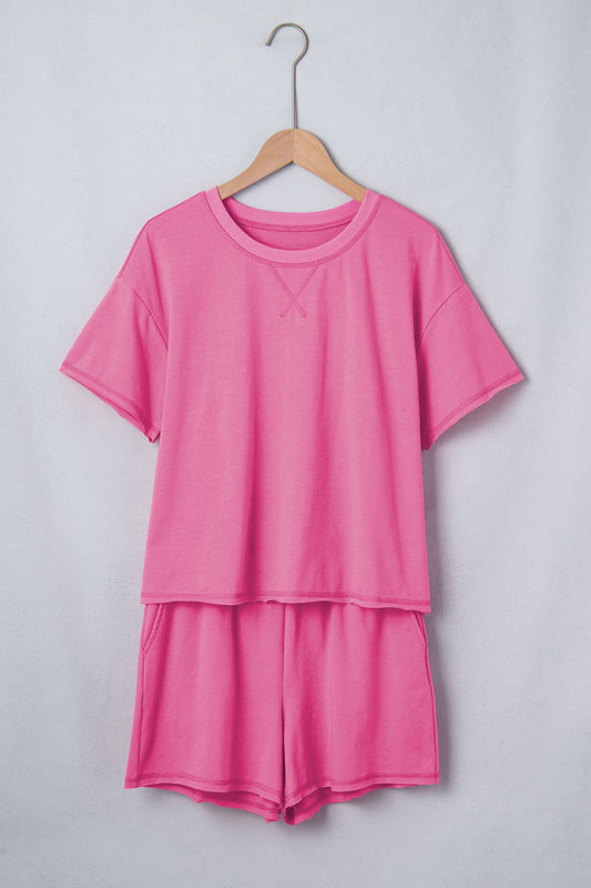 Pink Colorful Waistband Set