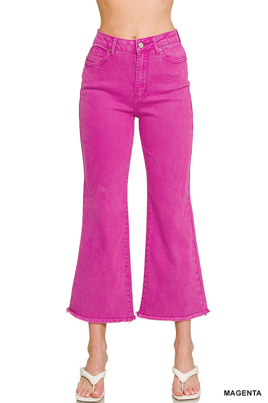 Frayed Bootcut High Rise Jeans Zenana New *multiple colors* RTS