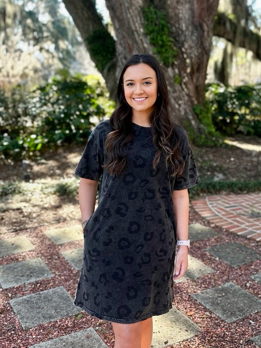 Leopard T-Shirt Dress