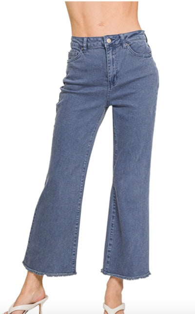 Frayed Bootcut High Rise Jeans Zenana*multiple colors* New RTS