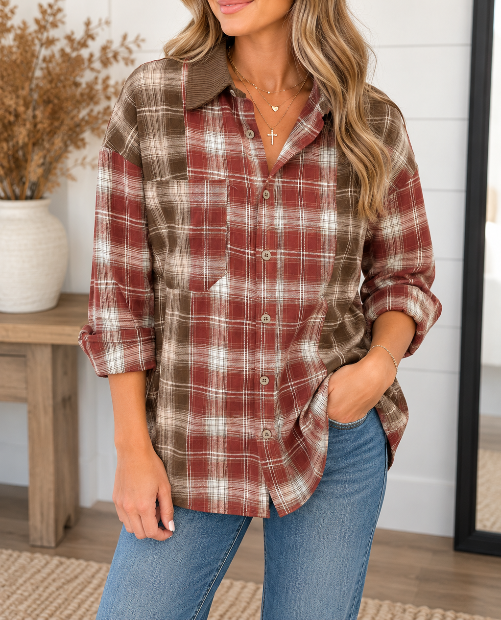 Red Plaid Shacket