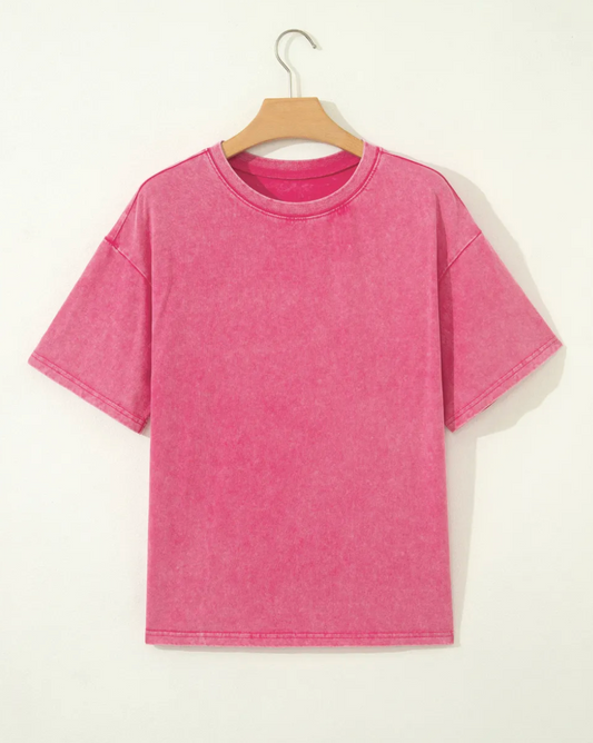 Mineral Washed Oversized Shirt