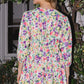 ODDI Full Size Floral Ruched Mini Dress