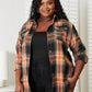 Plaid Dropped Shoulder Shirt