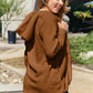 Full Size Teddy Hooded Jacket with Pockets
