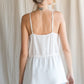 Solid Front Twist Cami