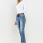 Lovervet Mid Rise Frayed Hem Jeans
