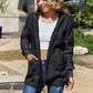 Full Size Teddy Hooded Jacket with Pockets