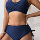 Scoop Neck Wide Strap Bikini Set