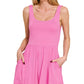 Double Layered Tank Romper Zenana RTS