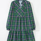 Green Plaid Frilly Dress RTS