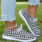 Checkered Lace Up Shoes RTS