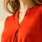 Ninexis Full Size Notched Sleeveless Top