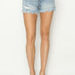 RISEN Raw Hem Denim Shorts