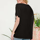Celeste Full Size Leopard Color Block T-Shirt