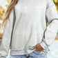 Oversize Mock Neck Sweatshirt