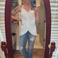 Solid Front Twist Cami