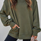 Textured Pocket Pullover
