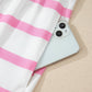 Pink Stripe Plus Maxi Dress