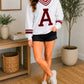 Red A Varsity Sweatshirt