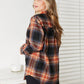 Plaid Dropped Shoulder Shirt
