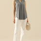 Ninexis Full Size Notched Sleeveless Top