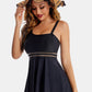 Asymmetrical Neck One-Piece Swimwear