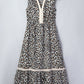 Leopard Sleeveless Midi Dress