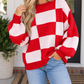 Red Checkered Sweater