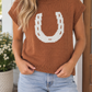 Chestnut Horseshoe Knit Sweater