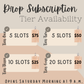 Drop Subscription *MONTHLY*