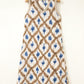 Khaki Boho Abstract Dress