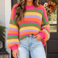 Striped Knit Sweater