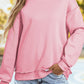 Oversized Mock Neck Sweatshirt