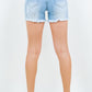 American Bazi High Waist Distressed Frayed Denim Shorts
