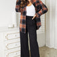 Plaid Dropped Shoulder Shirt