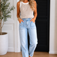 Khaki Ribbed Knit Sweater Top