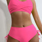 Scoop Neck Wide Strap Bikini Set