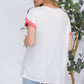 Celeste Full Size Color Block Round Neck Short Sleeve T-Shirt