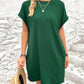 Round Neck Short Sleeve Mini Dress