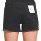 Black Frayed Raw Denim Zenana RTS