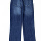 Dark Wash Raw Hem Jeans RTS