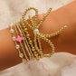 Bow & Cross Bracelet Stack RTS