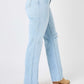 Judy Blue Full Size High Waist Distressed Straight Jeans