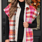 Plaid Sherpa Vest