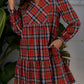 Plaid Frilly Dress