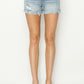 RISEN Raw Hem Denim Shorts