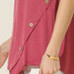 Ninexis Round Neck Button Side Tank