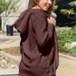 Full Size Teddy Hooded Jacket with Pockets